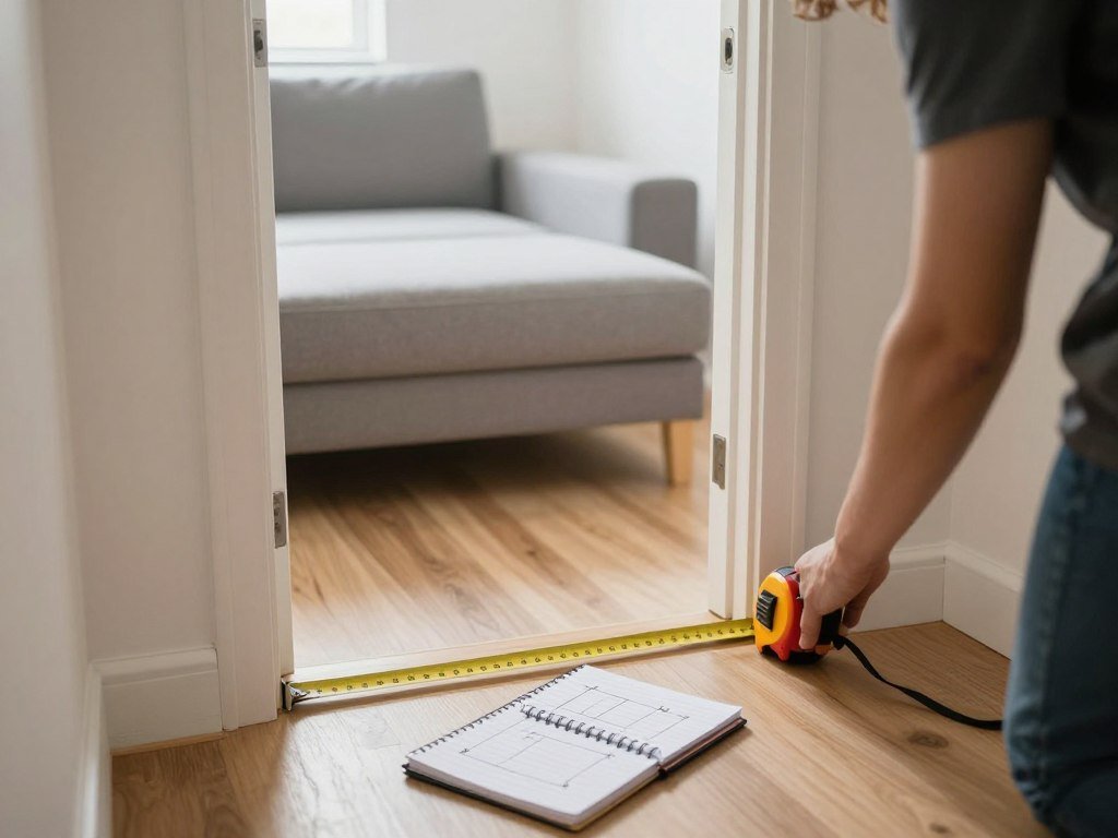 measuring doorway for sofa bed delivery