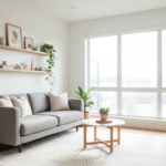 modern living room designs small spaces featuring minimalist furniture and natural light
