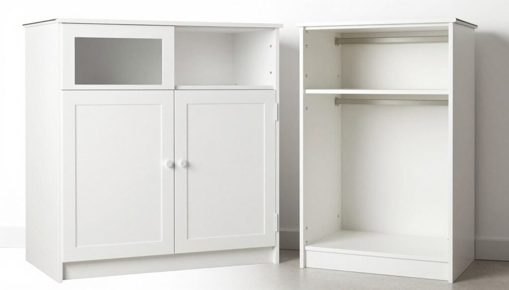 ready-to-assemble laundry cabinets
