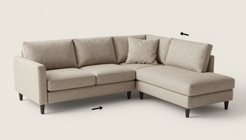 reversible sectional sleeper configuration options