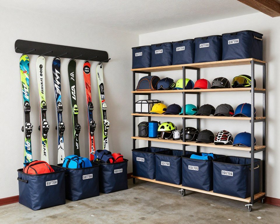 seasonal sports equipment storage