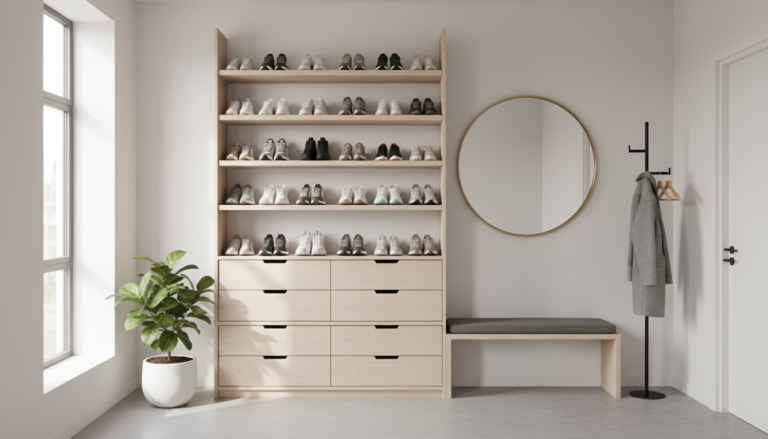 shoe storage ideas for small spaces entryway organization