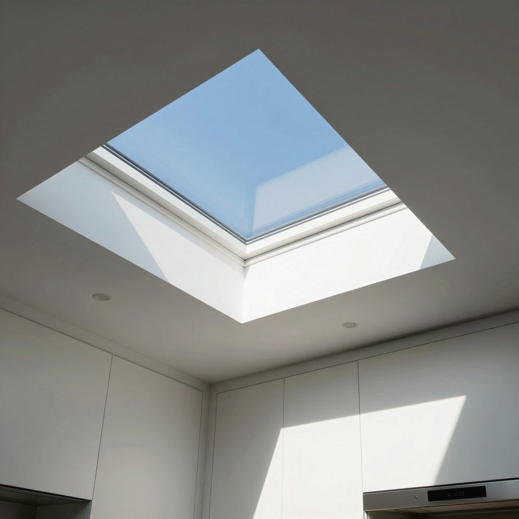skylight bringing natural light into kitchen skylight bringing natural light into kitchen