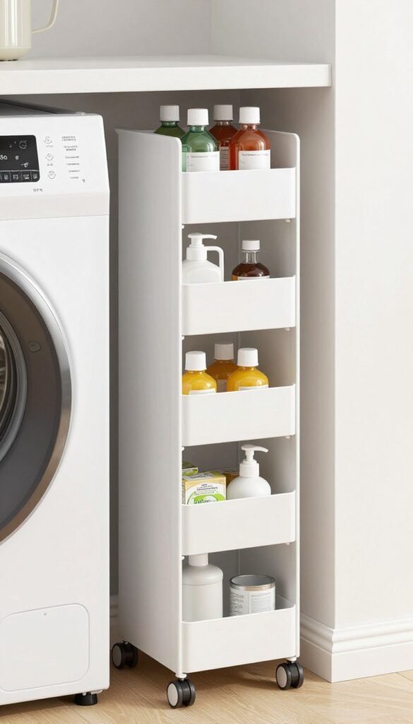 slim rolling organizer fitting in space between washer and dryer slim rolling organizer fitting in space between washer and dryer