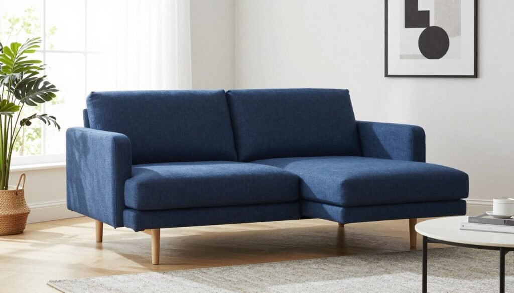 stylish modern sofa bed in small living room design