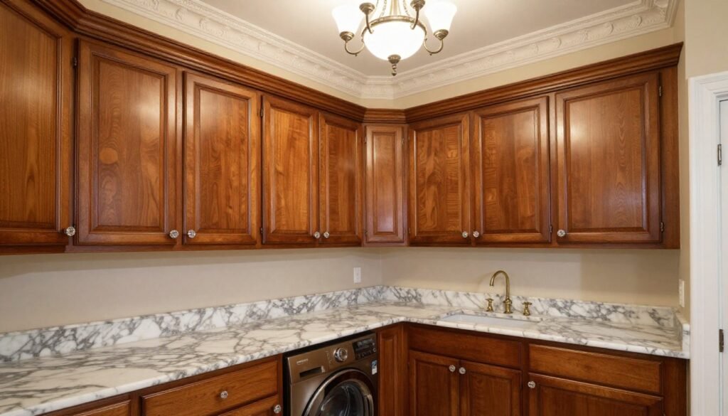 traditional elegant laundry room design