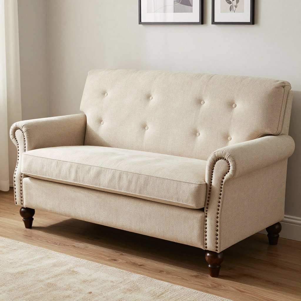 tufted back traditional sleeper sofa