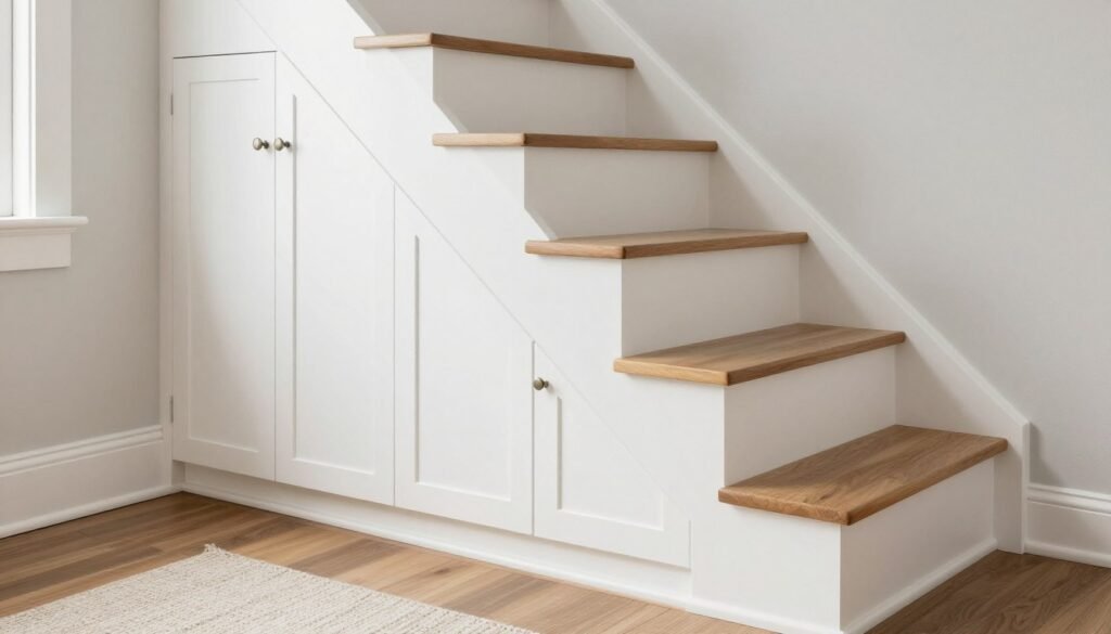 under stairs storage that matches home interior design style