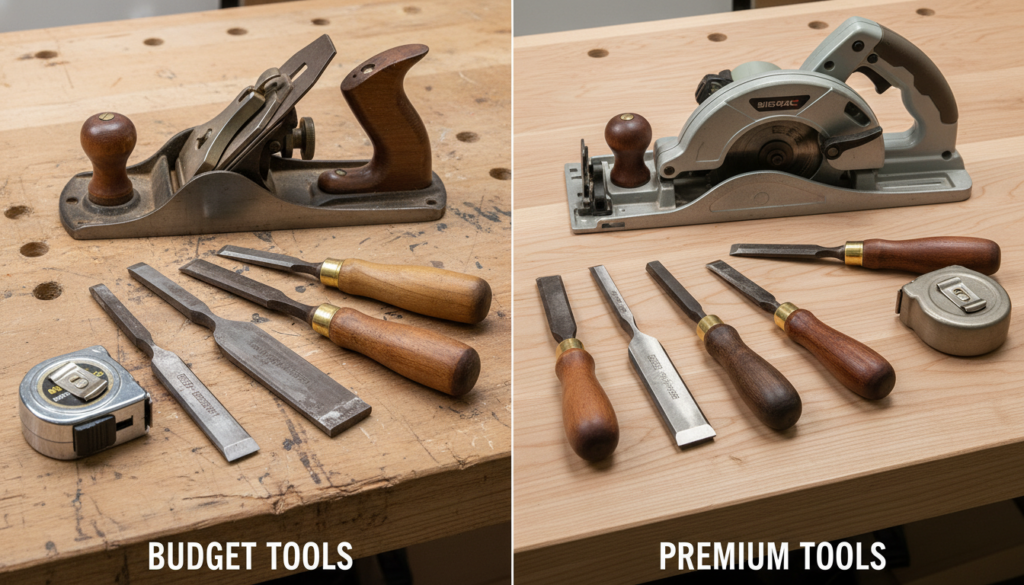 Comparing different tool brands and quality