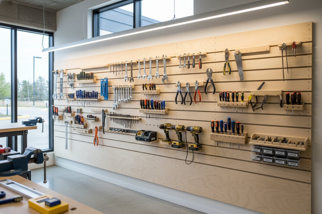 French cleat tool storage system