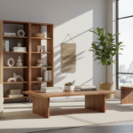 Woodworking Furniture Projects: 50+ Easy DIY Plans beautiful handcrafted woodworking furniture displayed in modern living room