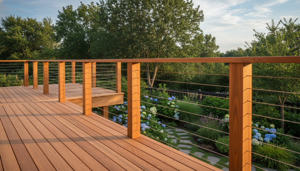 custom wooden deck railing with decorative balusters custom wooden deck railing with decorative balusters