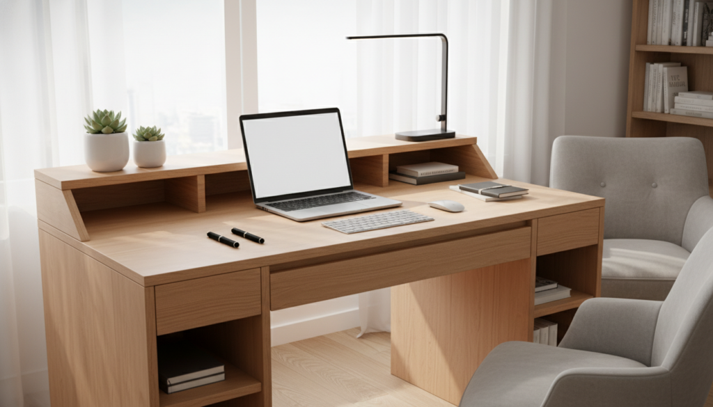 custom wooden standing desk with storage compartments custom wooden standing desk with storage compartments