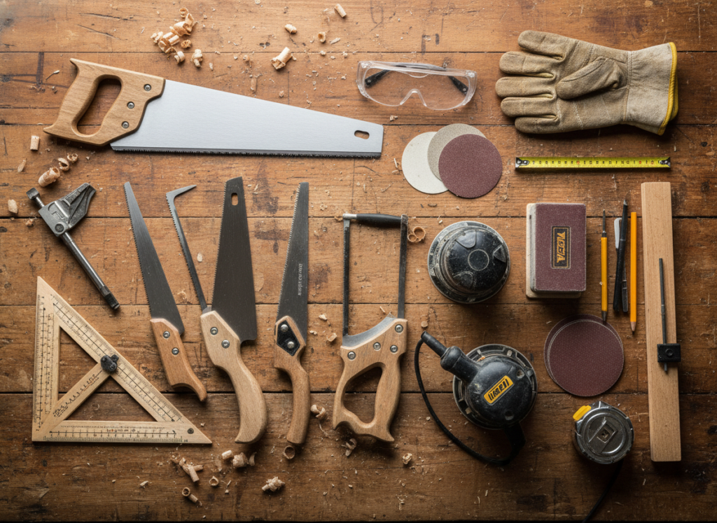 essential woodworking tools and safety equipment