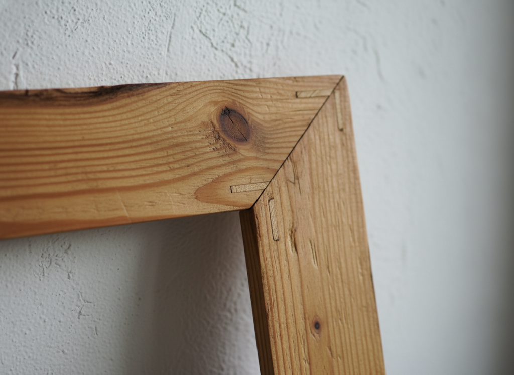 handmade wooden picture frame with miter joints handmade wooden picture frame with miter joints