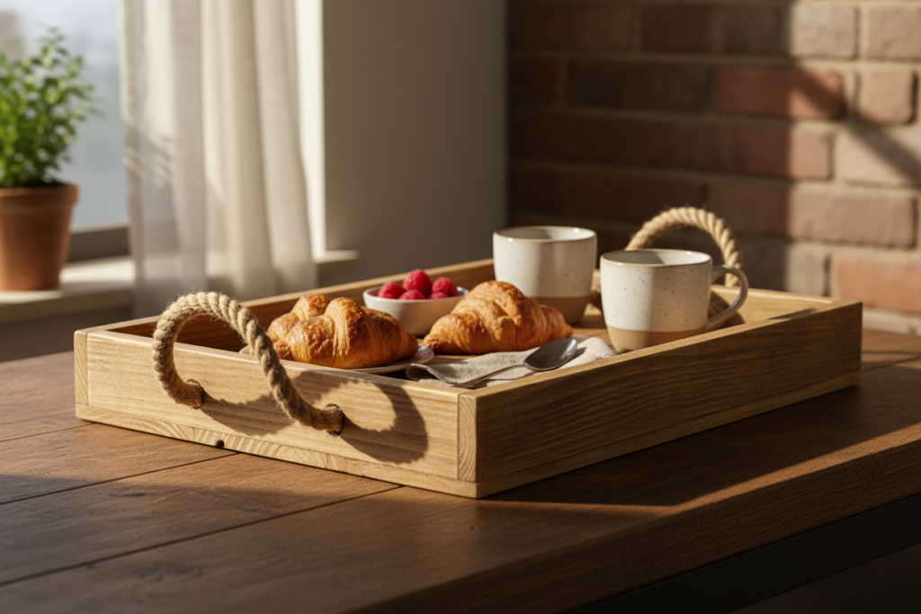 handmade wooden serving tray with handles handmade wooden serving tray with handles