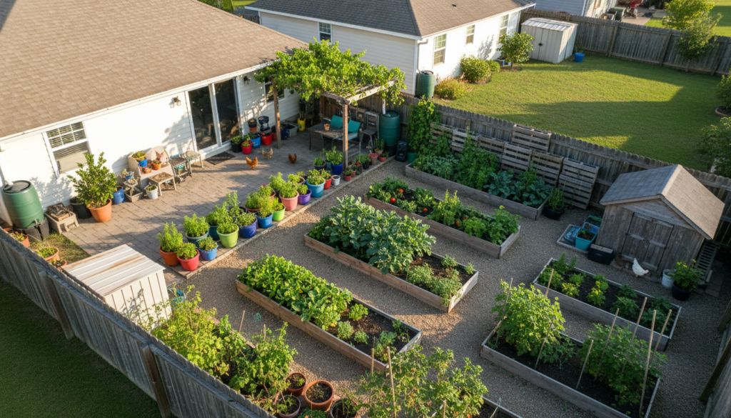 productive small suburban homestead with intensive gardens productive small suburban homestead with intensive gardens
