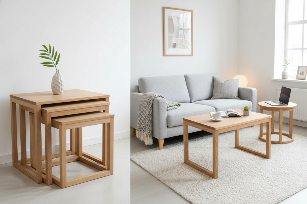set of nesting tables in different sizes set of nesting tables in different sizes