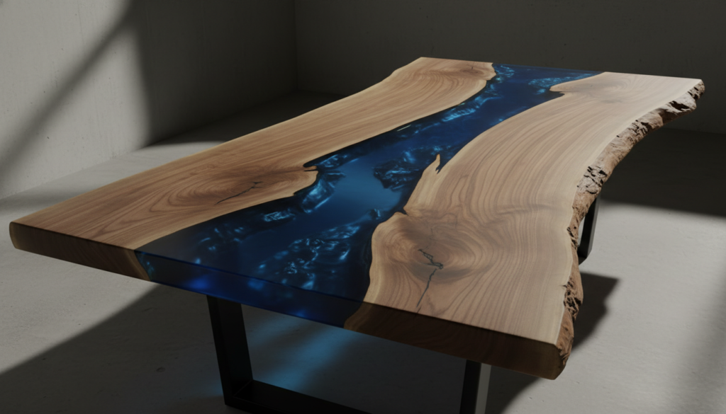 wood and epoxy river table wood and epoxy river table