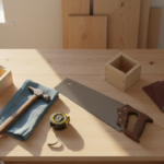 25 Easy Wood Projects for Beginners to Start Your Woodworking Journey wood projects for beginners workspace with basic tools and materials