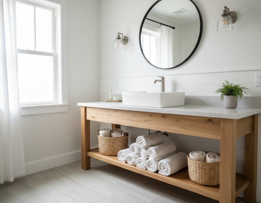 wooden bathroom vanity with vessel sink wooden bathroom vanity with vessel sink