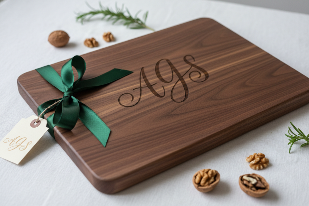 wooden cutting board with engraved monogram wooden cutting board with engraved monogram